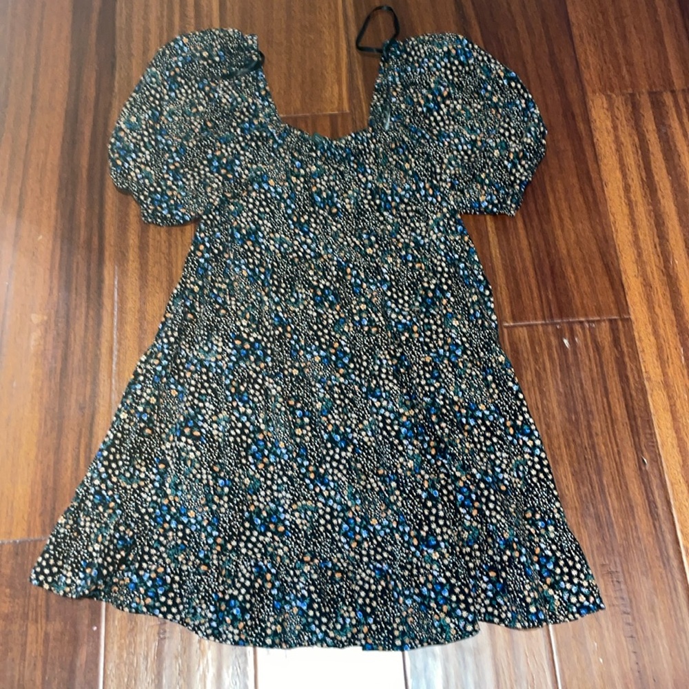 Wild fable dress black floral